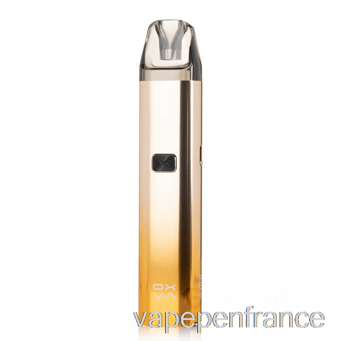 Oxva Xlim C 25w Système De Pods Stylo Vape Argent Or Brillant
